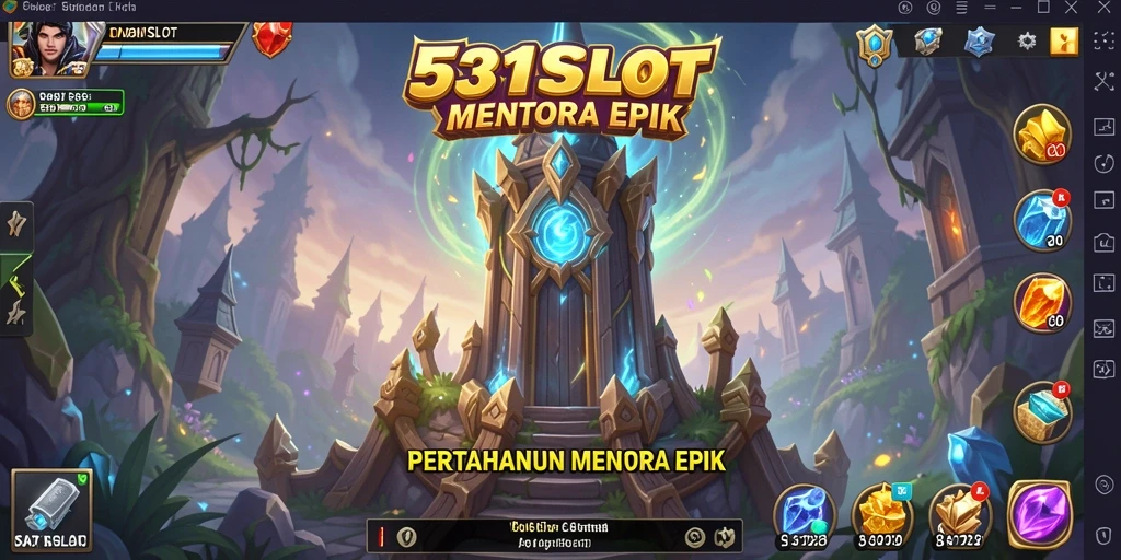 Tampilan gameplay seru 531SLOT dalam aksi Tower Defense.