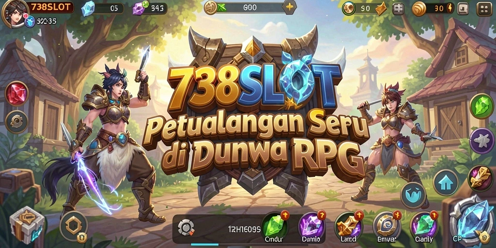Tampilan screenshot menunjukkan gameplay menegangkan dalam <strong>738SLOT</strong> di dunia RPG.
