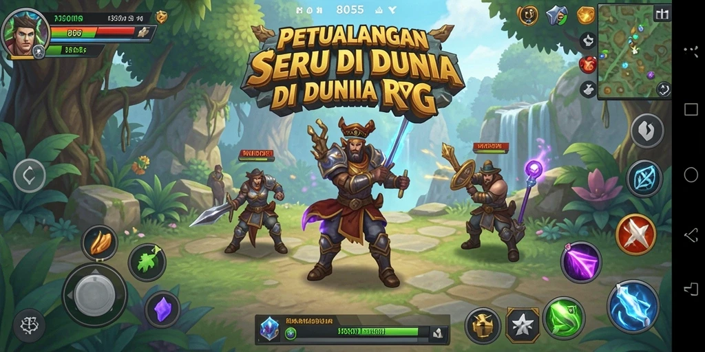 Gameplay menakjubkan di dunia RPG 8055.