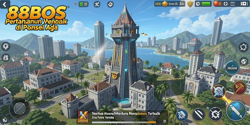 Tangkapan layar dari gameplay mendebarkan di 88BOS.