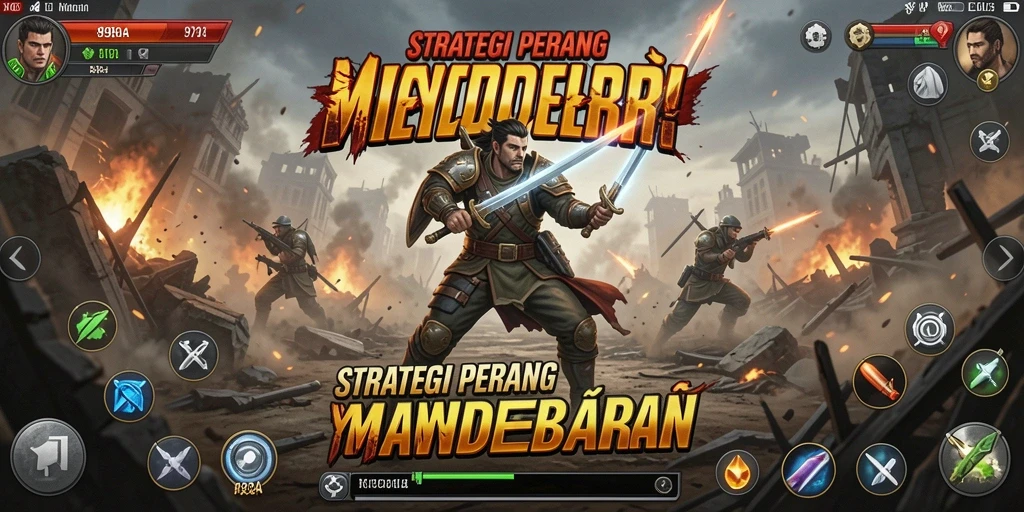 Screenshot gameplay 898A memperlihatkan pertempuran strategis yang intens.