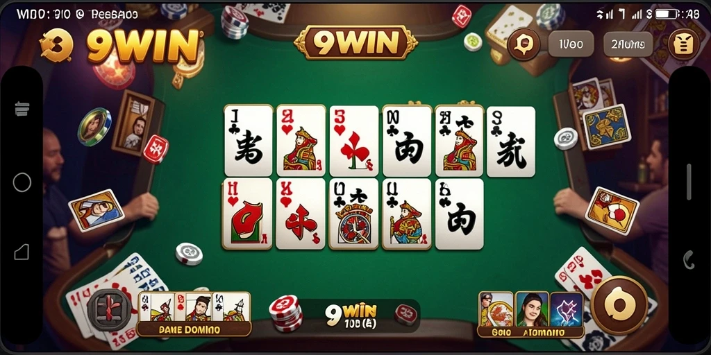 Tampilan layar gameplay menampilkan aksi seru permainan Domino.