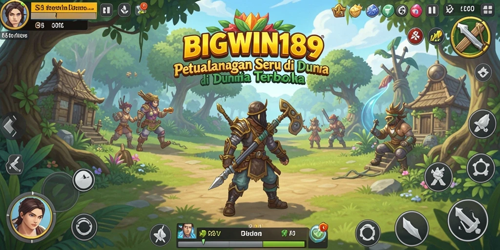 Tampilan epic gameplay dunia terbuka BIGWIN189.
