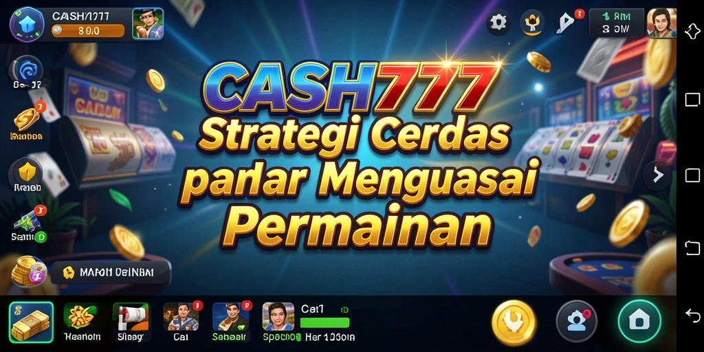 Screenshot utama menunjukkan aksi strategis dalam <strong>CASH777</strong>.