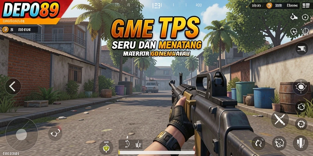 Tangkapan layar gameplay DEPO89 dengan aksi pertempuran yang intens.