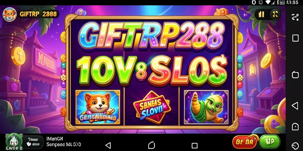 Screenshot gameplay GIFTRP288 yang menampilkan keseruan Slot.
