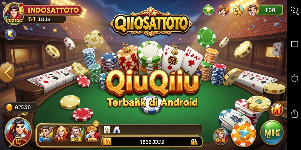Tampilan utama INDOSATTOTO dengan gameplay menarik QiuQiu.