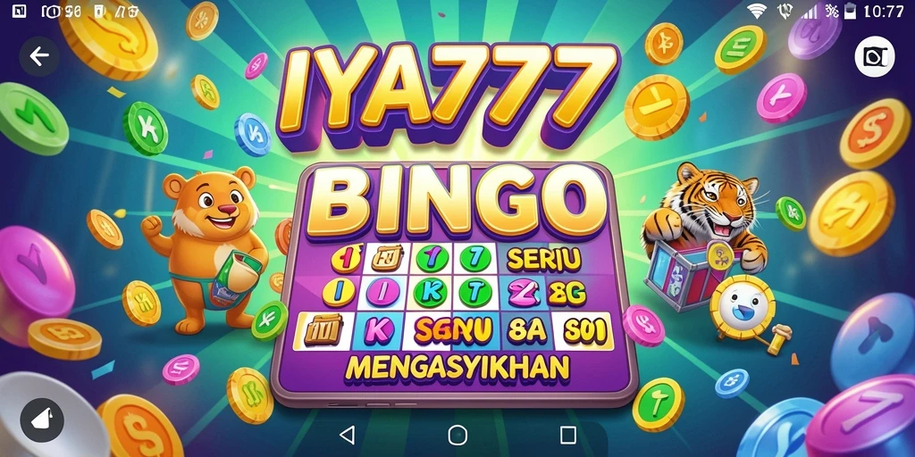 Tampilan gameplay seru IYA777 dengan suasana Bingo yang menyenangkan.