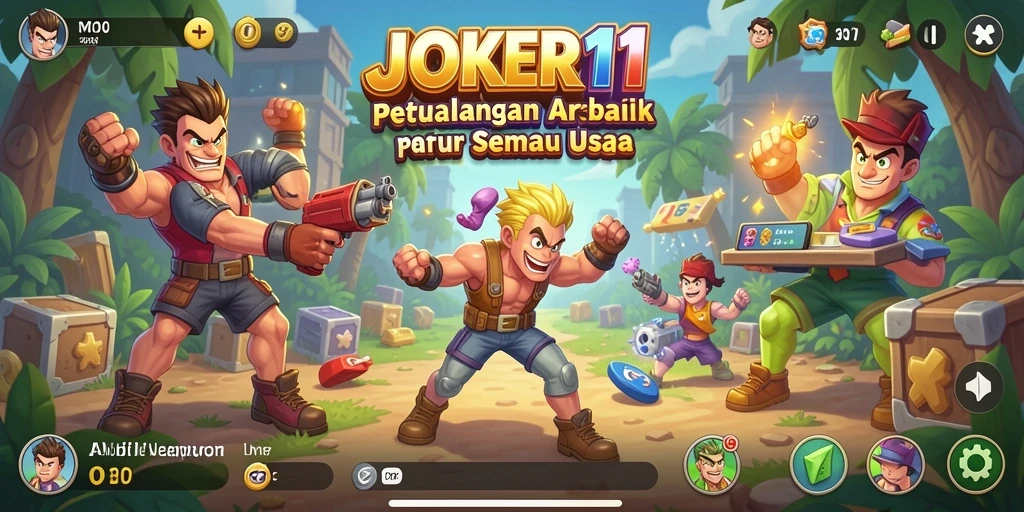 Tangkapan layar JOKER11 menampilkan gameplay seru dan penuh aksi arcade.