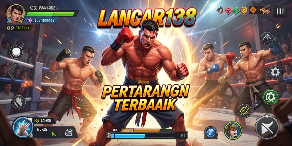 Tampilan gameplay seru dan pertarungan mendebarkan dalam LANCAR138.