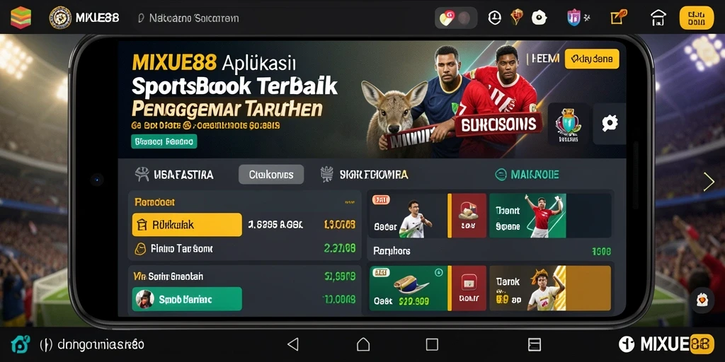 Tampilan gameplay Sportsbook MIXUE88 yang menarik dan interaktif.