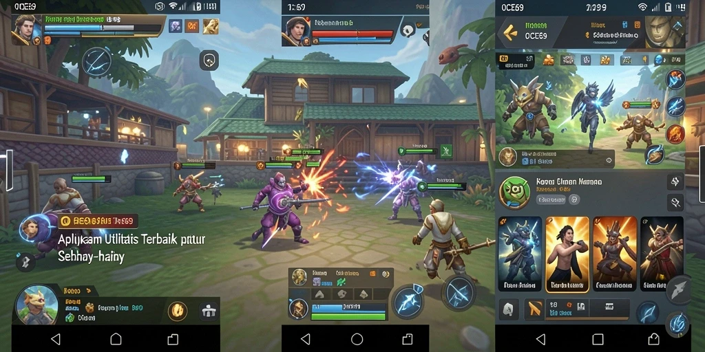Screenshot utama OCE69 menunjukkan antarmuka aplikasi Utility yang rapi dan fungsional.