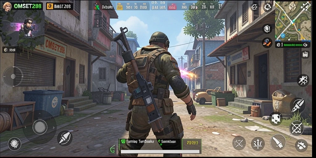 Tampilan menarik dari gameplay simulation OMSET288 yang sangat interaktif.
