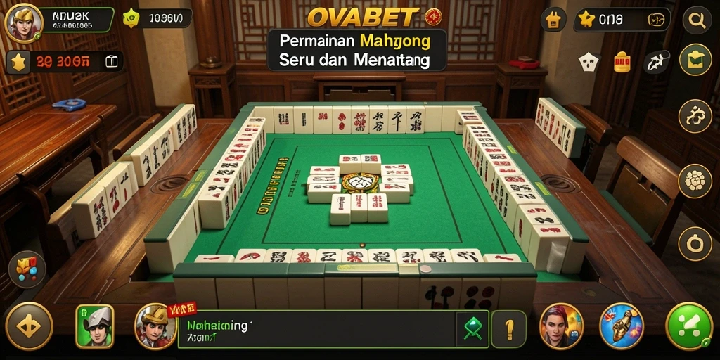 Tampilan gameplay OVABET yang seru dan mendebarkan.