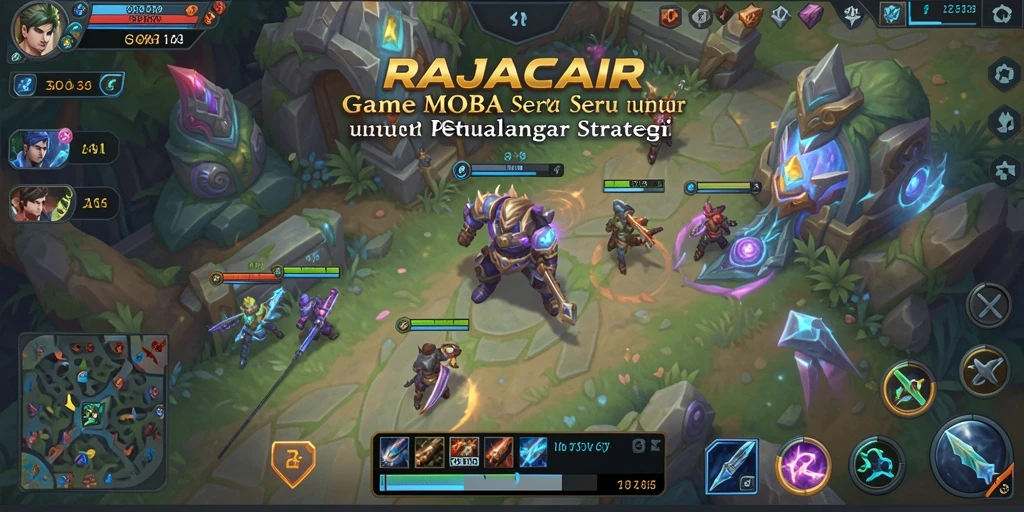 Gameplay seru dan intens dari RAJACAIR yang menampilkan pertarungan hero.