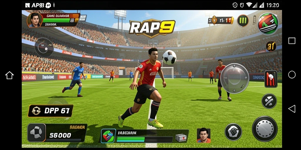 Screenshot RAP89 memperlihatkan gameplay yang penuh aksi dalam berbagai cabang olahraga.