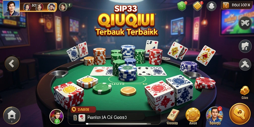 Tampilan menarik dari gameplay seru QiuQiu.