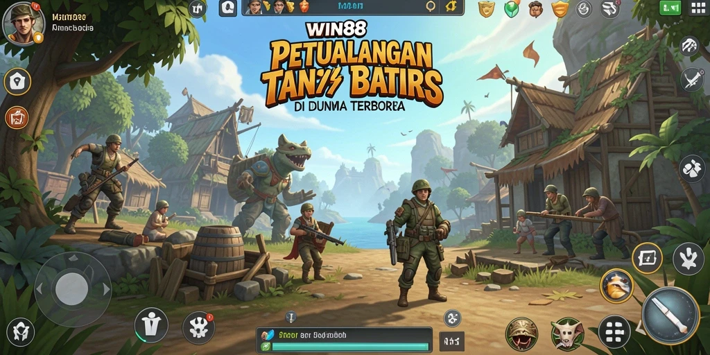 Tampilan gameplay <strong>WIN88</strong> yang menakjubkan di dunia terbuka.